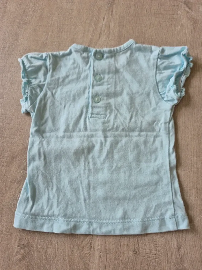 Tee-shirt turquoise - photo numéro 2