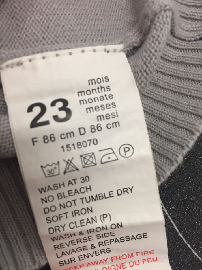 Pull sans manches - Grain de blé - 23m - photo numéro 5