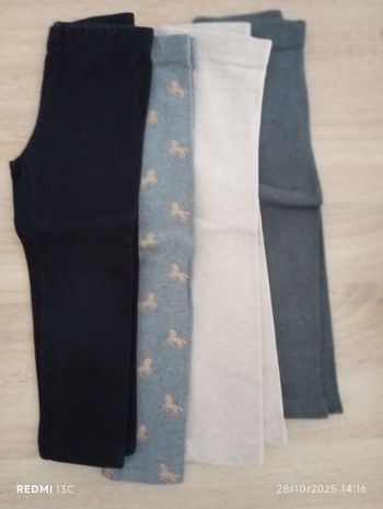 Lot de leggings fille