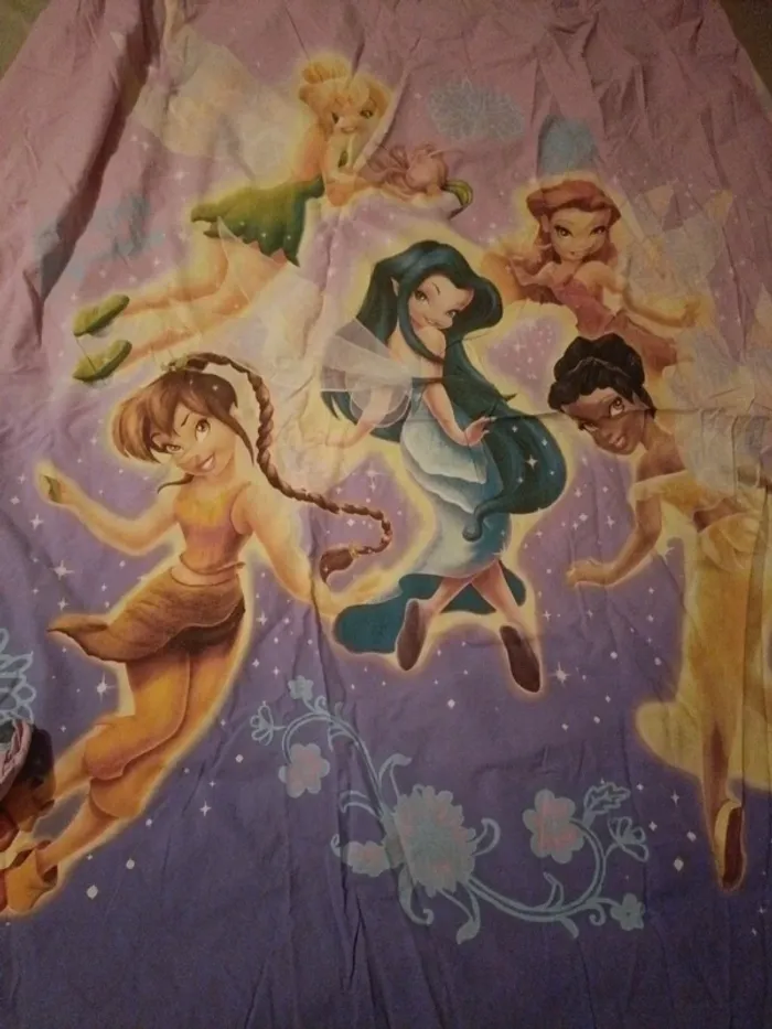 Ensemble housse de couette taie fees disney - photo numéro 4