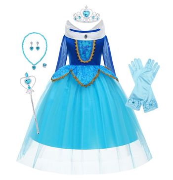 Déguisement robe princesse et ces accessoires 5-6ans