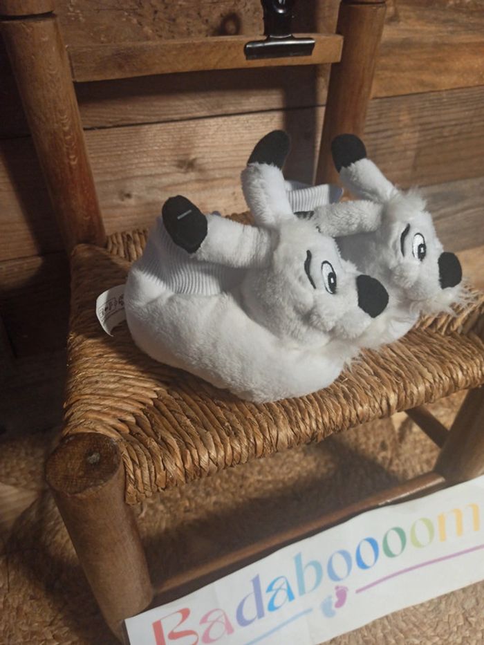Peluche chausson Idéfix parc Astérix tbe - photo numéro 2