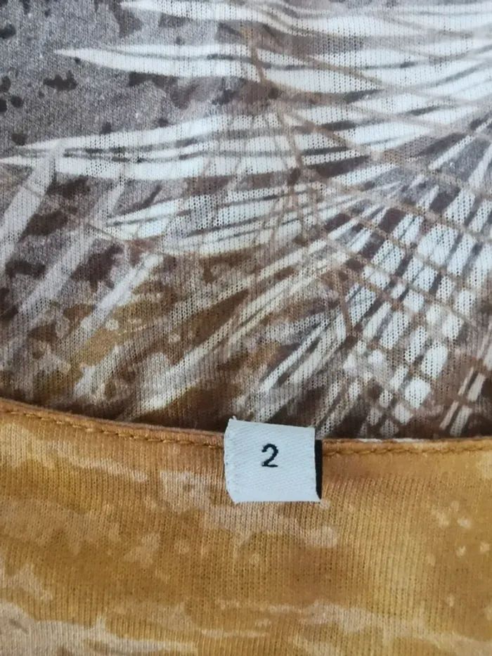 Blouse. Jaune.Kaki. Taille 40 - photo numéro 8