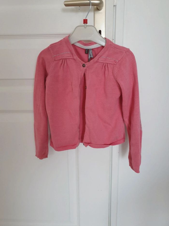 Gilet rose a boutons 4 ans orchestra