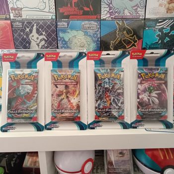Artset boosters blisters Pokémon ev4 Faille paradoxe neuf 