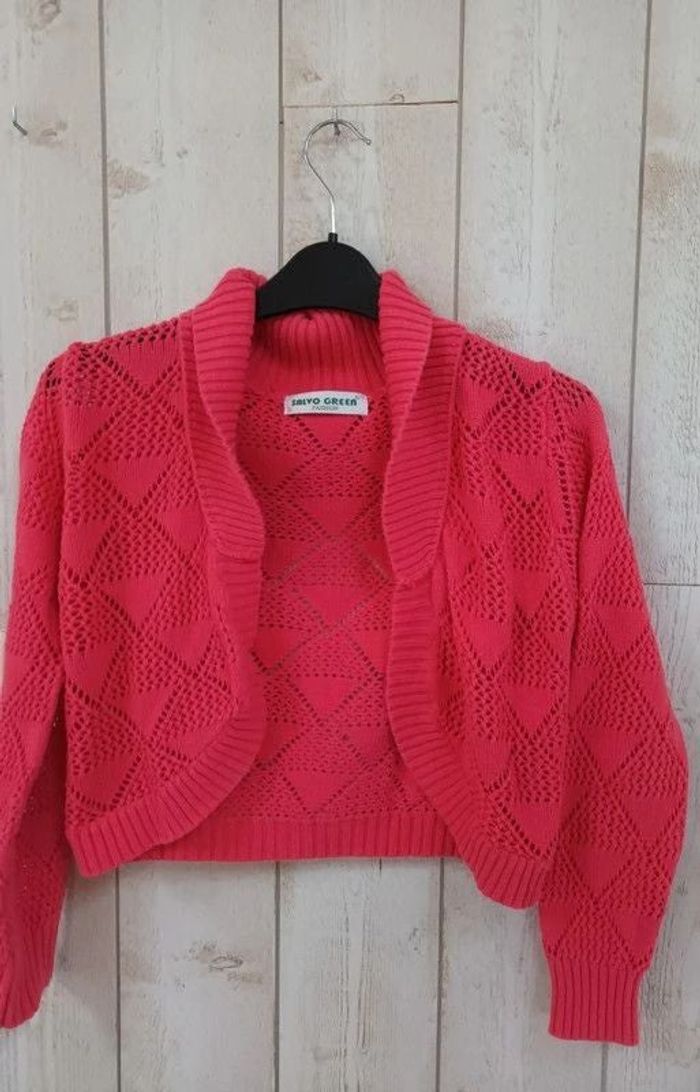 Gilet rose léger