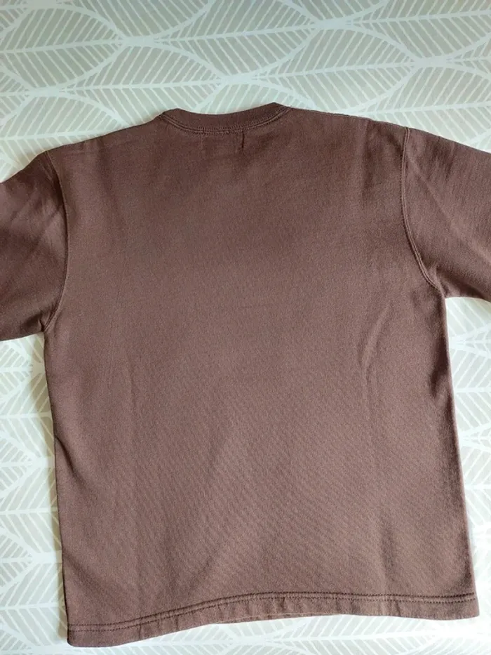 Sweat marron molletonné - photo numéro 7