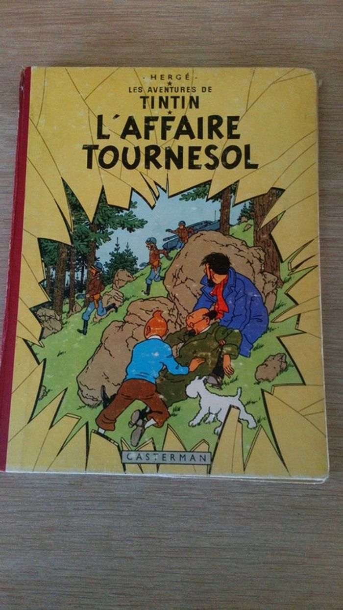 Tintin l affaire Tournesol EO B20 de 1956