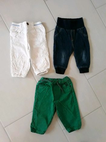 Lot de 3 pantalons 6 mois