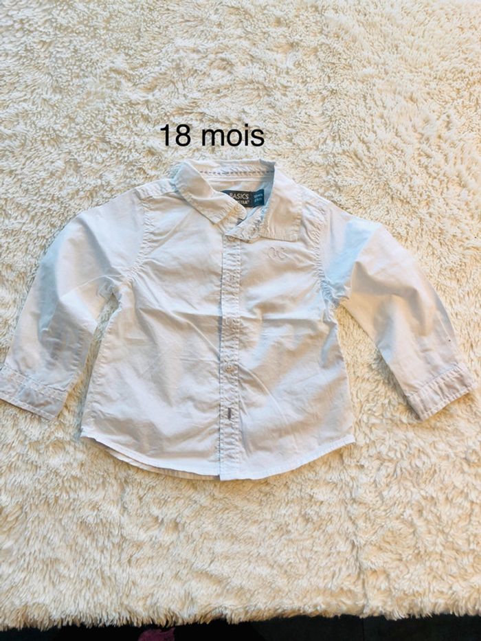 Chemise blanche manches longues