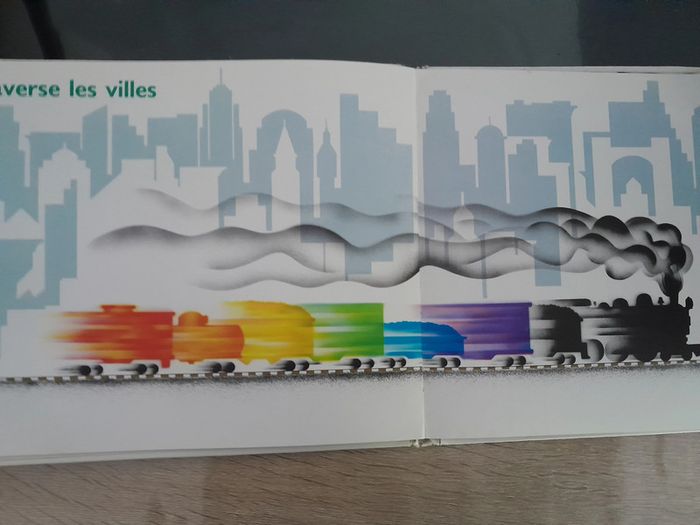 album cartonné école des loisirs - un train passe - photo numéro 5