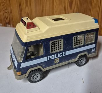 Playmobil 3166 vehicule fourgon police vintage geobra 1994