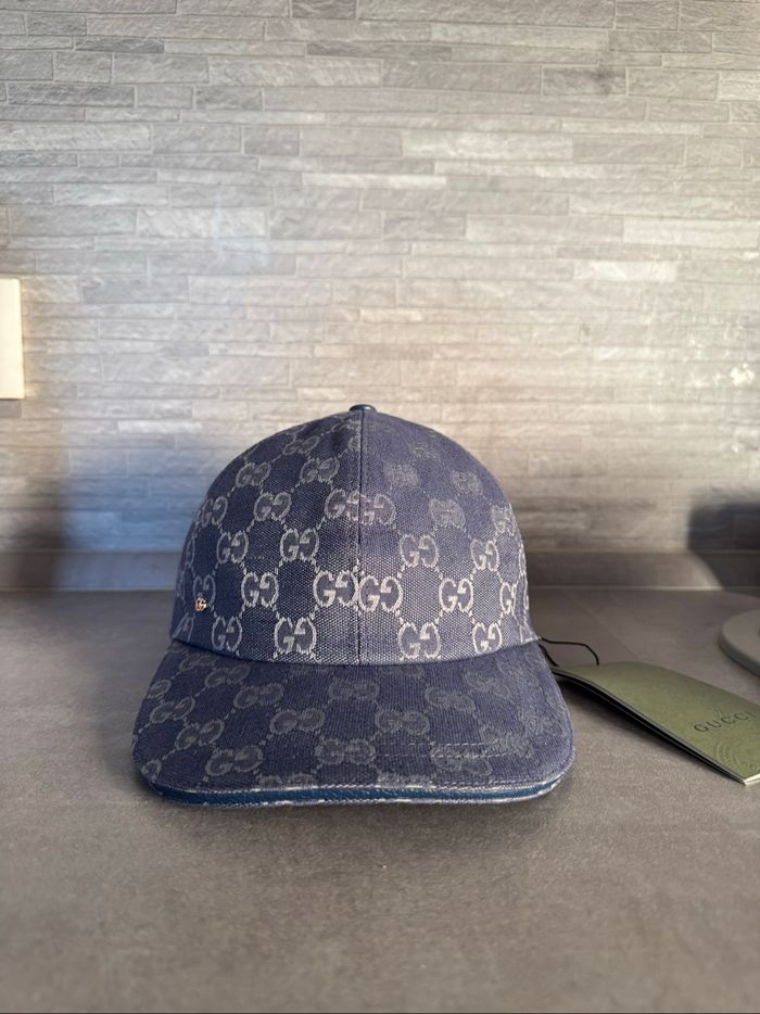 Casquette gucci dubai bleu