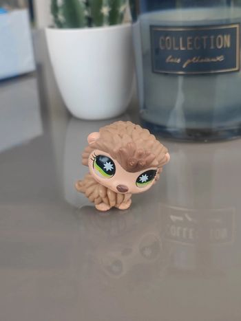 Littlest Pet Shop tan hedgehog #861