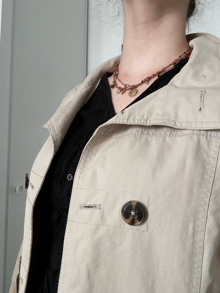 Trench mi-long Esprit – Taille 38 | Intemporel | Coupe parfaite | Excellent état - photo numéro 4