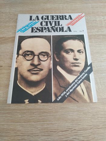 Livre la guerra civil espagnola num 1