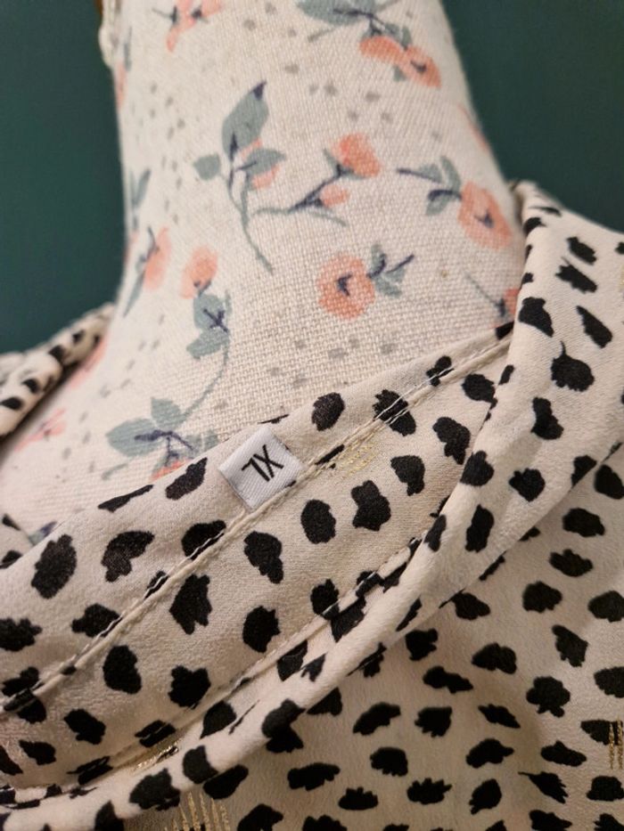 Blouse crème et noire_T.XL - photo numéro 7
