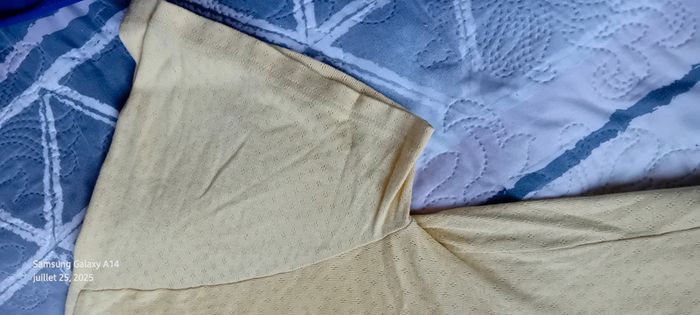Haut manches courtes oversize maille ajourée motif losanges femme XXL in extenso - photo numéro 13