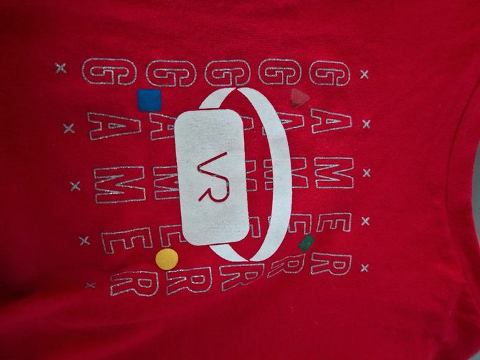 Tee-shirt peu porté U essentiel 5 ans gamer - photo numéro 2