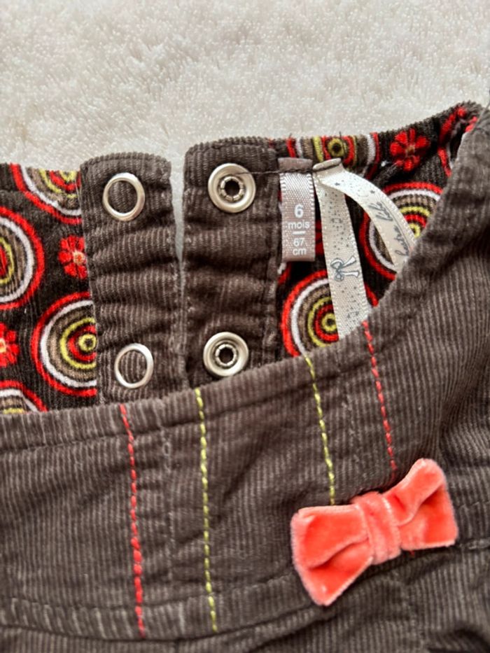 Robe aspect velours sans manche - photo numéro 2