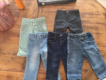 5 pantalons 9 mois multimarques