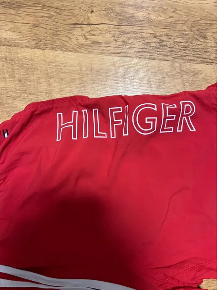 Short de bain tommy hilfiger rouge taille s - photo numéro 3