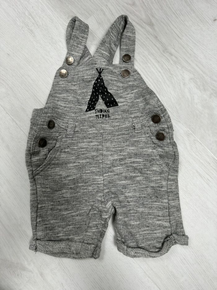 Salopette short tipi 6 mois