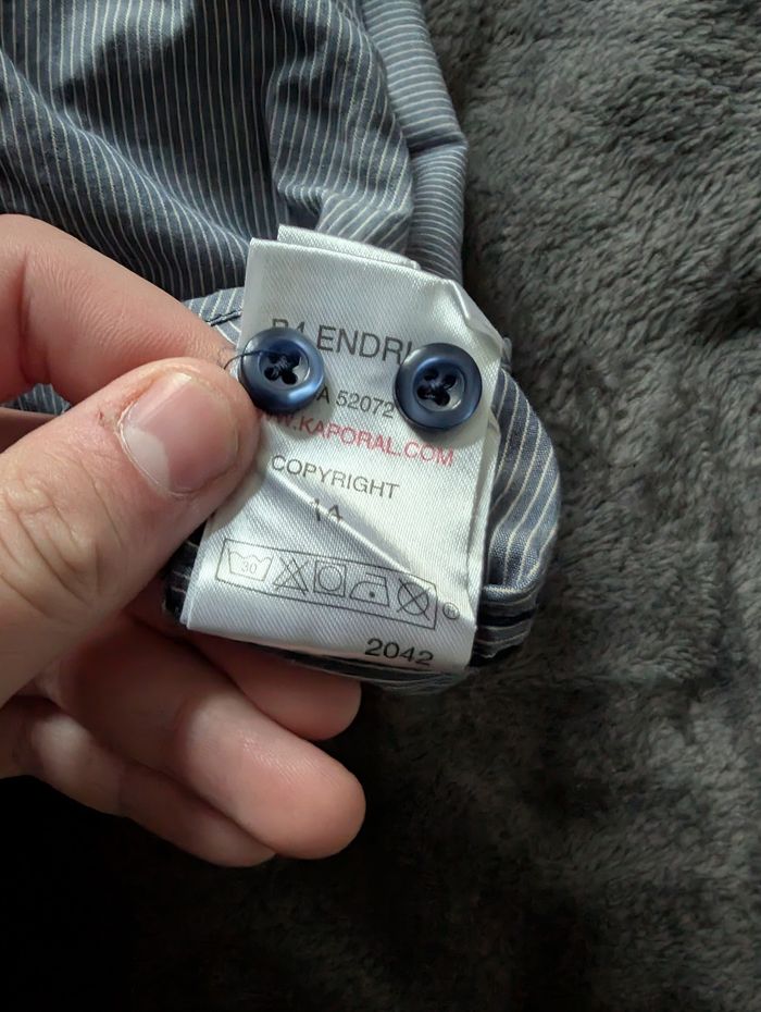 Chemise Kaporal 5 taille 14 ans - photo numéro 5