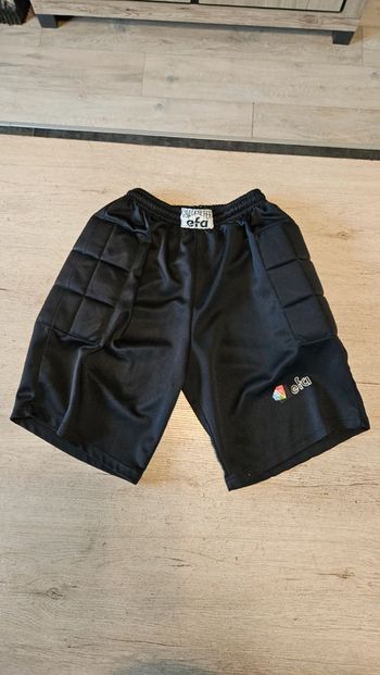 Short de foot homme avec renfort sur les côtés, Efa, M/L, nickel