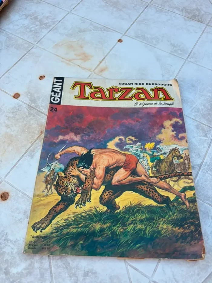 BD Géant Tarzan n°24 - Le seigneur de la jungle - Edgar Rice Burroughs