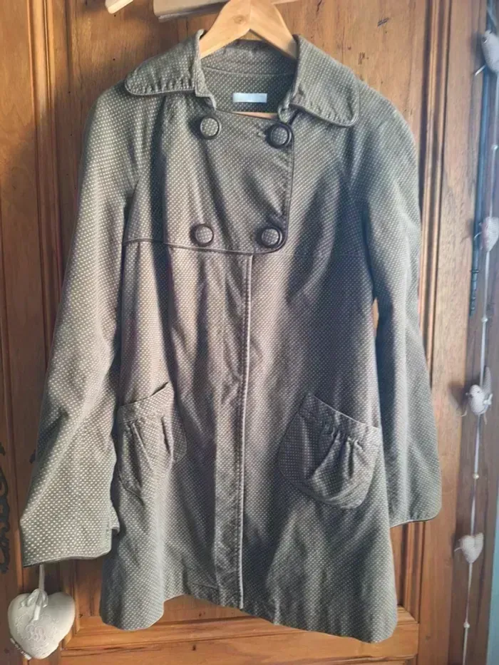 Joli manteau style rétro mi saison - photo numéro 4