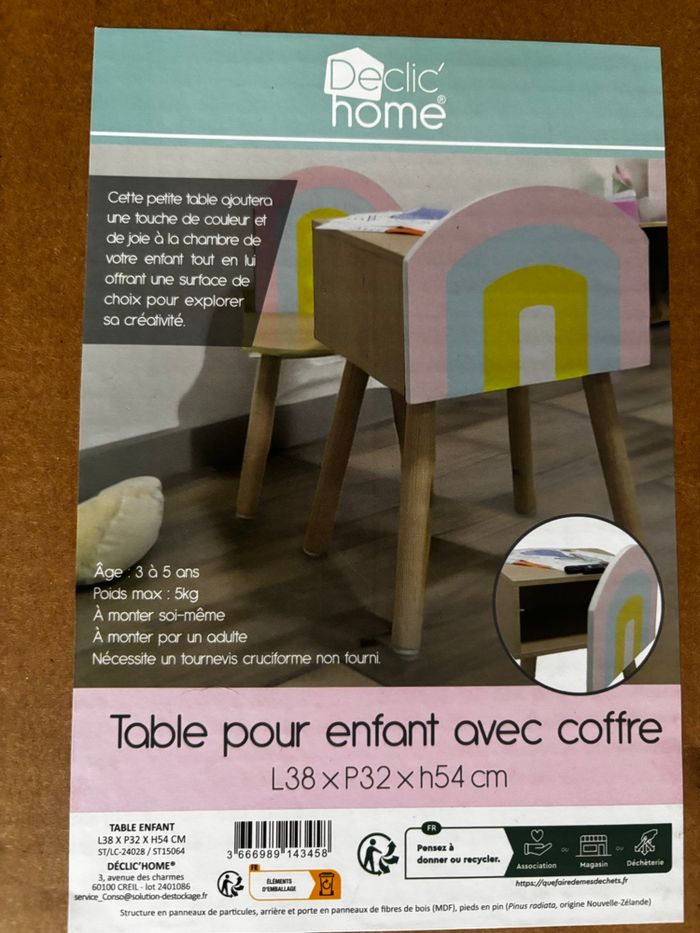 Table et chaises  neuf - photo numéro 2