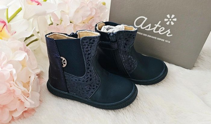 Bottes Bottines Cuir Zip 1er pas 👣 Aster T20