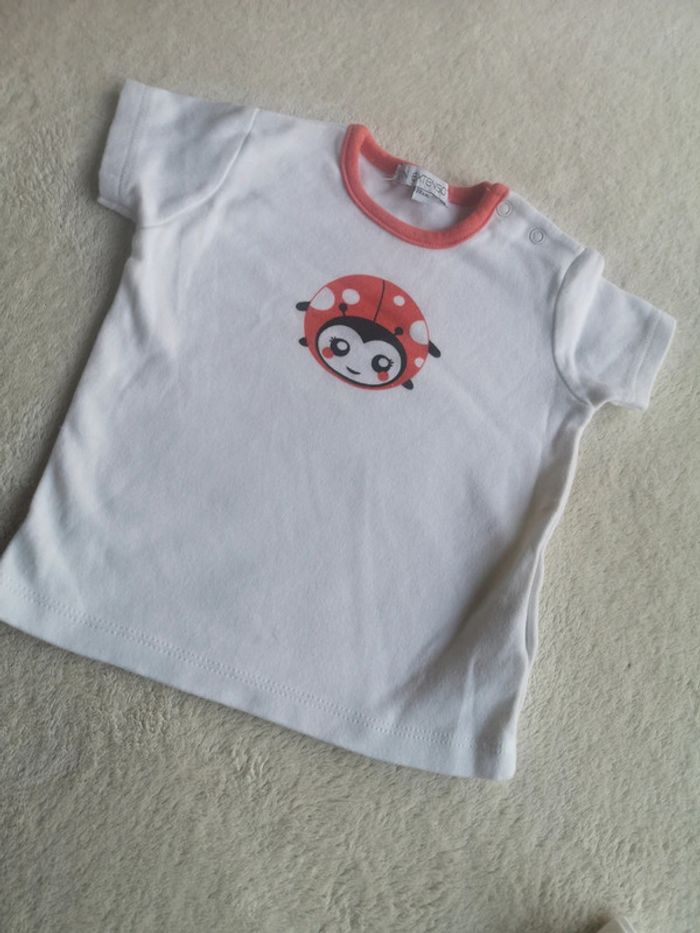 Lot 9 tee shirt manches courtes 9 mois - photo numéro 3