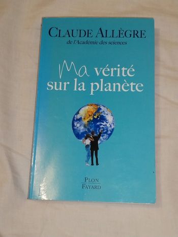Livre ma vérité sur la planète