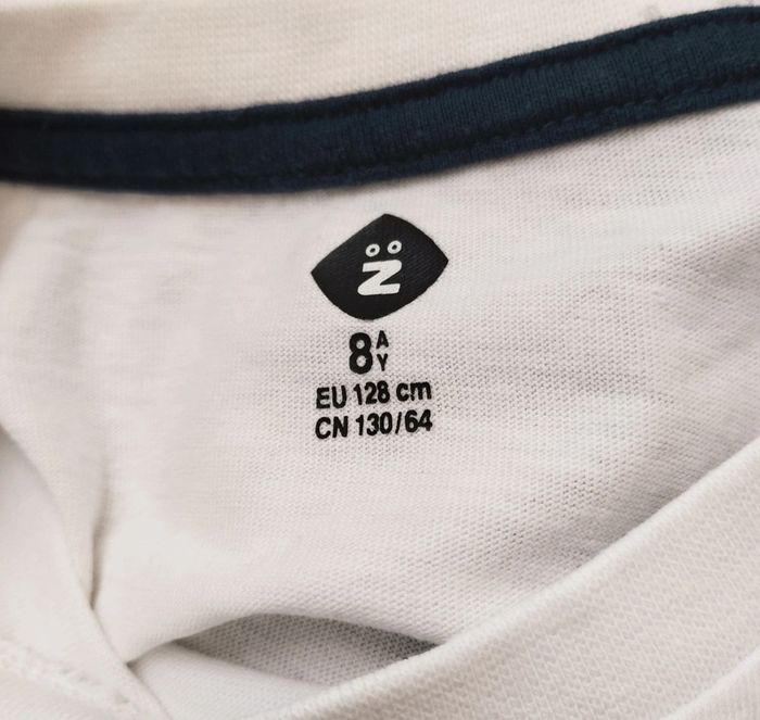 T-shirt manches courtes garçon blanc guitare bleu taille 8 ans Z'Génération - photo numéro 2