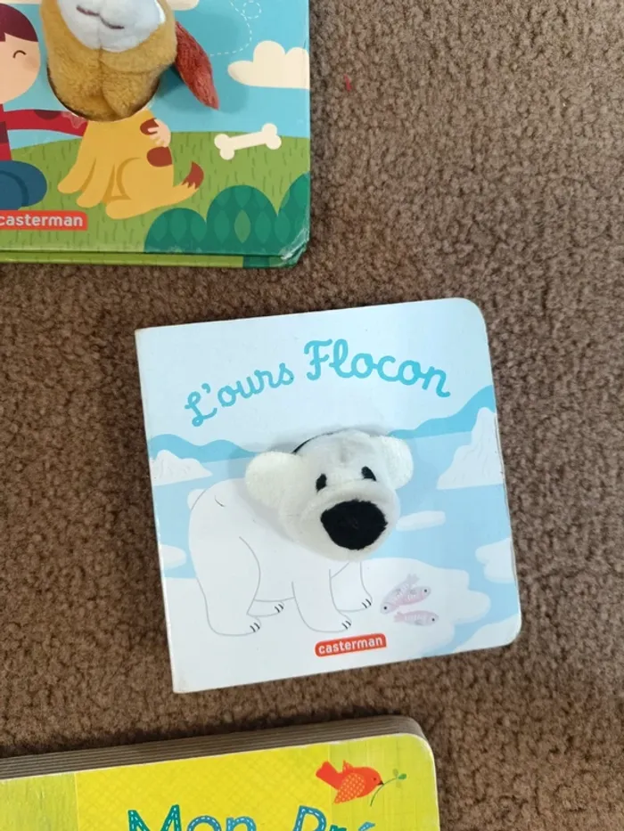 Lot 4 livres marionnettes doigts - photo numéro 3