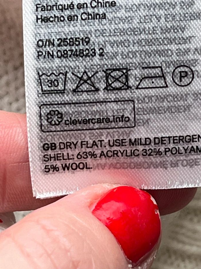 Pull écru à motifs H&M XS comme neuf - photo numéro 7