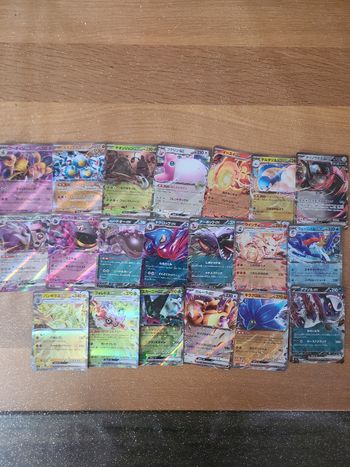 Lot de 20 carte pokémon ex japonaise