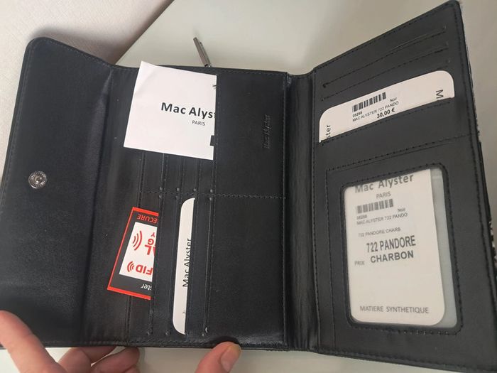 Mac alyster grand portefeuille neuf - photo numéro 5