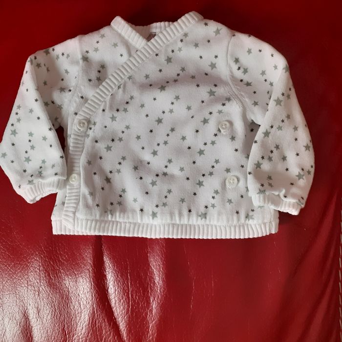 BB 1 mois: Gilet fermeture croisée *Orchestra
