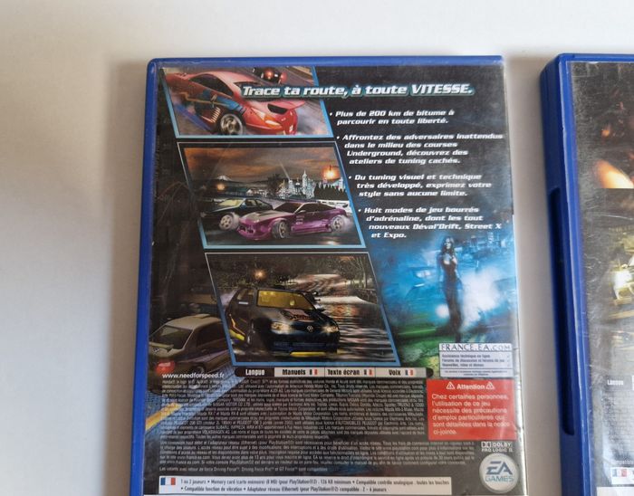 Lot 2 Jeux Ps2 Need For Speed Underground 2 et Most Wanted HS - photo numéro 4