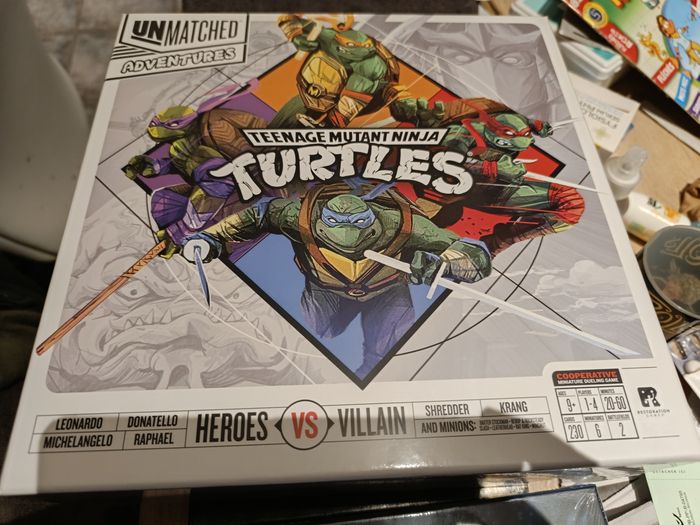 Unmatched adventures teenage mutant ninja turtles en anglais