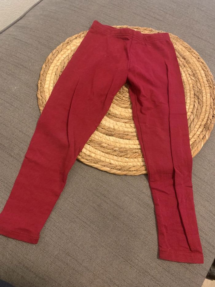 Legging bordeau