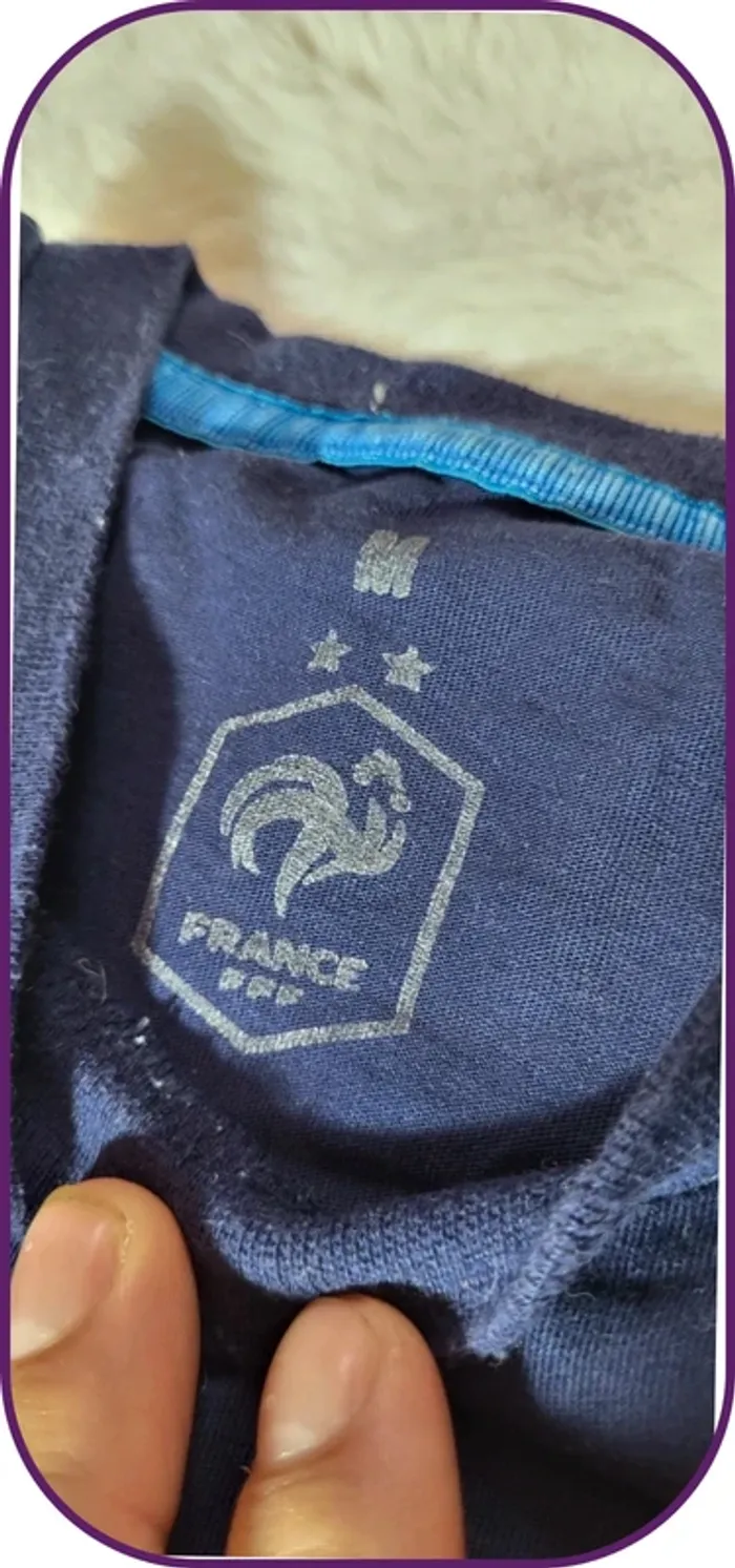 Tee shirt équipe de France - Floqué Griezmann 7 - Taille M - photo numéro 5