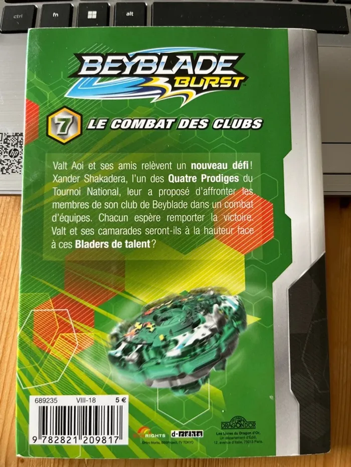 Livre beyblade tome 7 - photo numéro 2