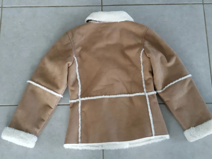 Veste blouson chaud fourré Lisa Rose 10 ans (neuve) - photo numéro 3