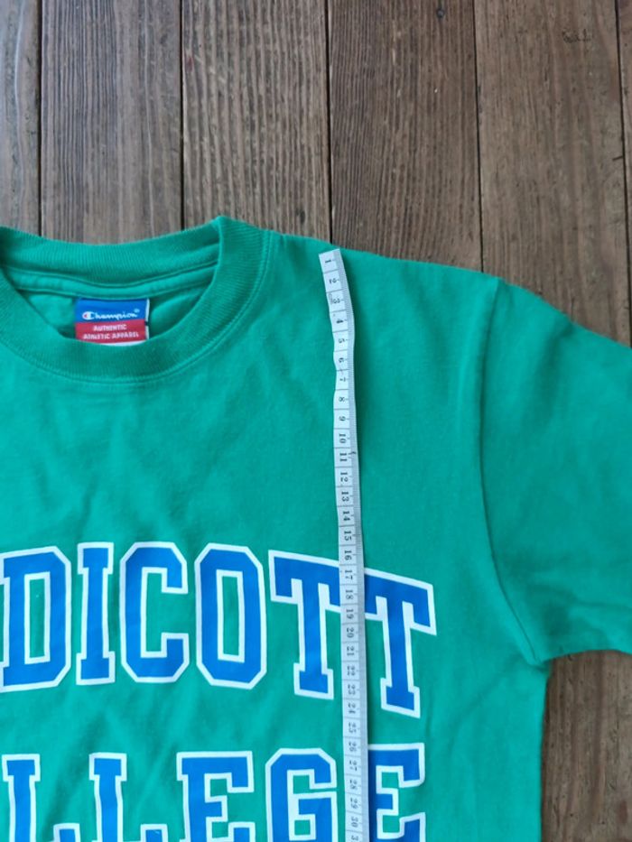 T-shirt vintage Champion USA 90s endicott collège S - photo numéro 10