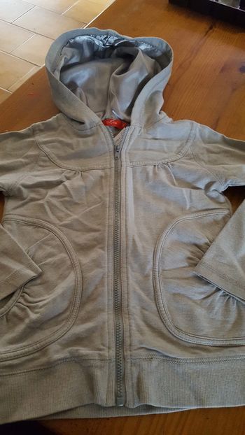 Gilet zippe a capuche