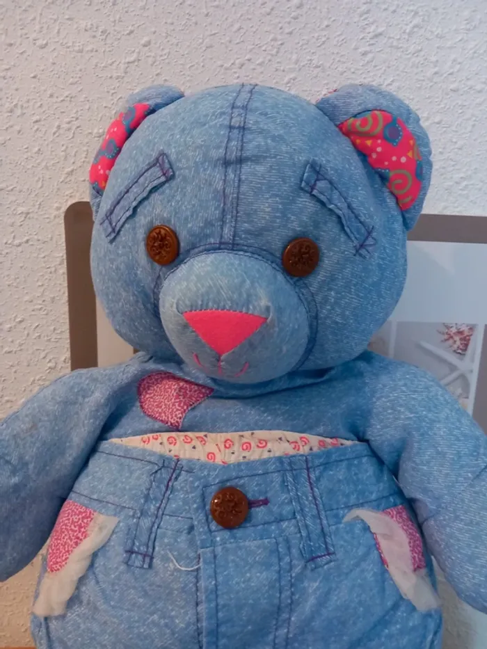 Peluche ours doodle bear vintage 53cm - photo numéro 2